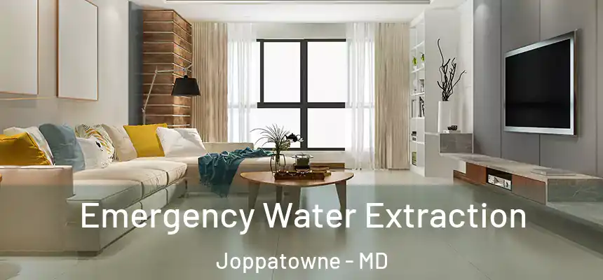  Emergency Water Extraction Joppatowne - MD