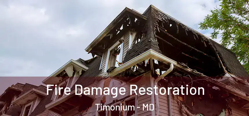 Fire Damage Restoration Timonium - MD