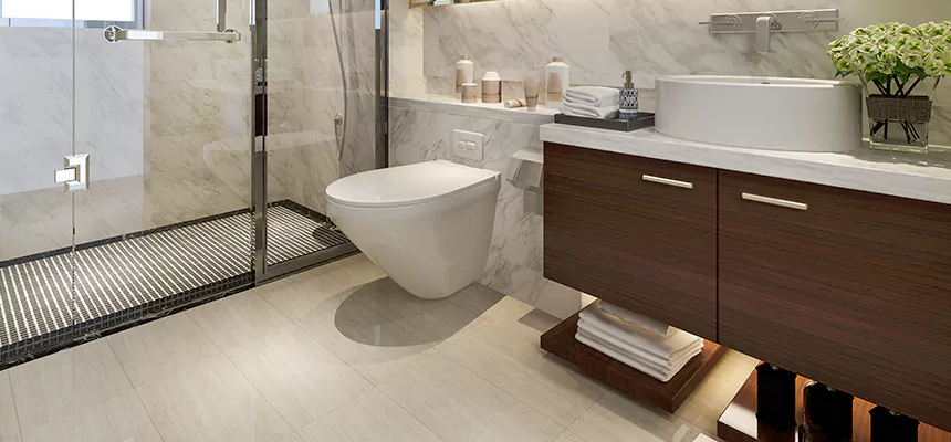 Burst Pipe Bathroom Cleanup in Joppatowne